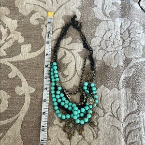 Stell and Dot Turquoise Beaded Necklace
